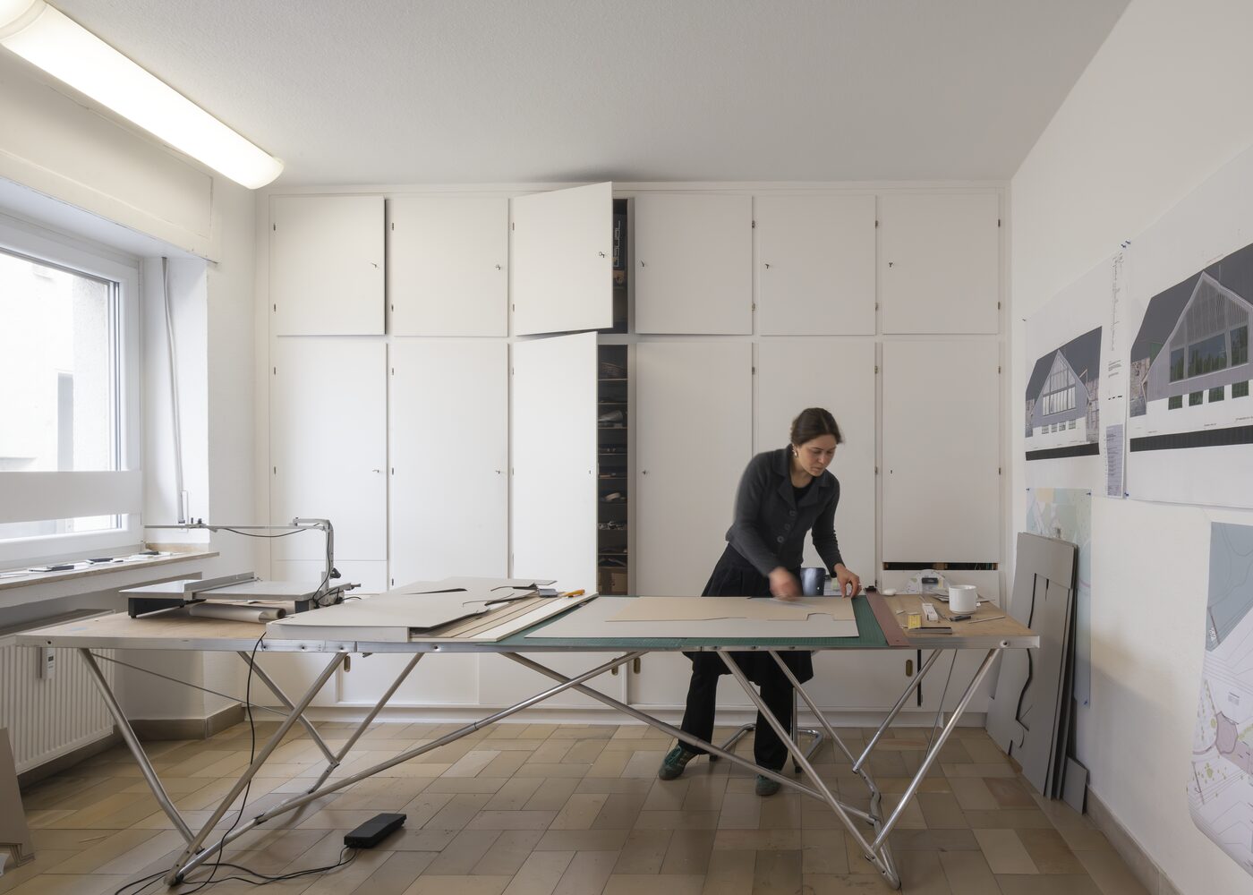 Arbeit am Plantisch